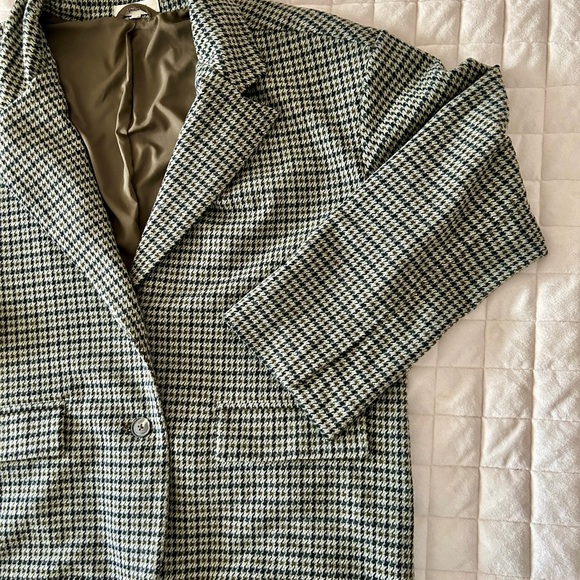 Madewell Houndstooth Oversize Knit Blazer - Picture 3 of 4